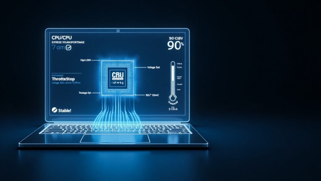 Gaming laptop displaying SteamVR resolution settings adjusted for Meta Quest Pro
